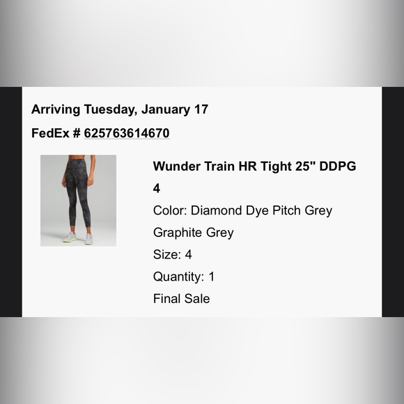 Lululemon Wunder Train 25” Leggings - Picture 6 of 6